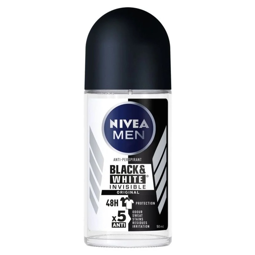 NIVEA DEO ROLL ON 50ML. INVISIBLE