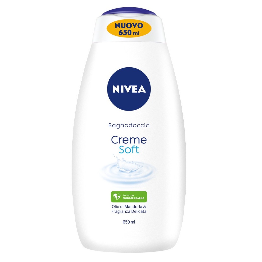 NIVEA BAGNO 650ML. CREAM SOFT