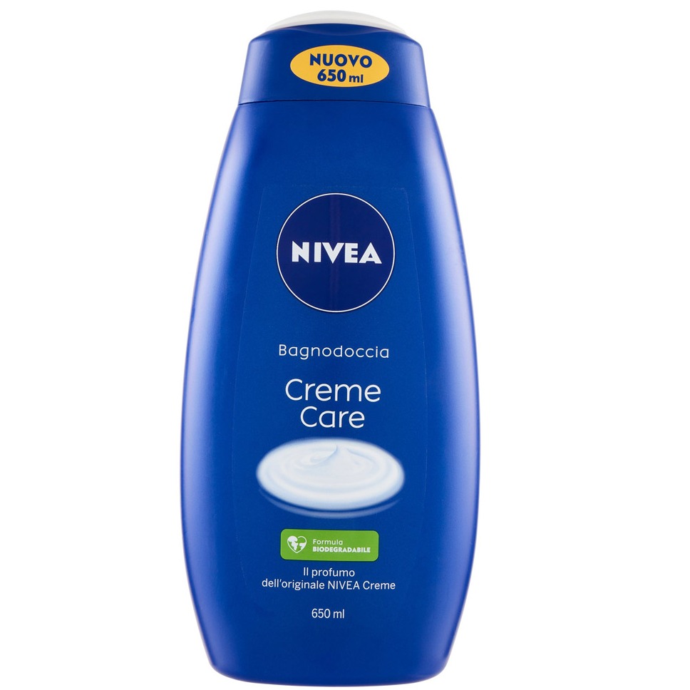 NIVEA BAGNO 650ML. CREAM CARE