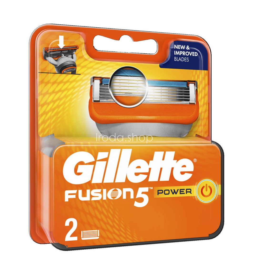 GILLETTE FUSION POWER RIC. 2PZ.