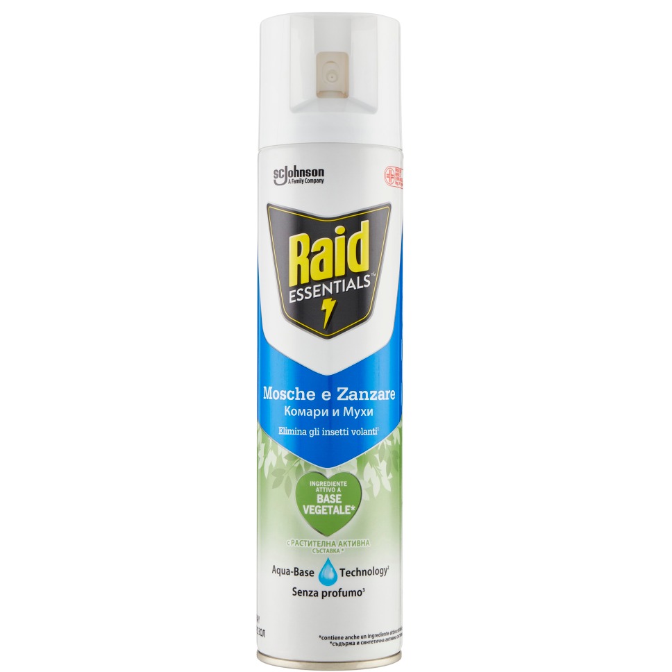 RAID PLUS SPRAY 400ML. MOSCHE/ZANZARE