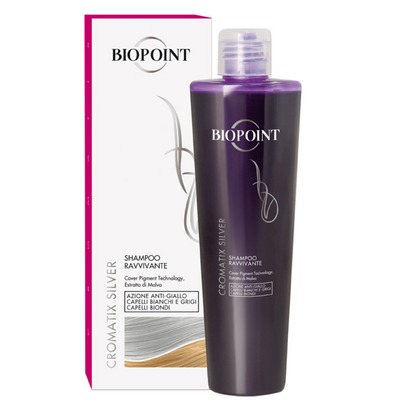 BIOPOINT SH. 200ML. CROMATIX SILVER