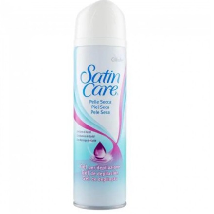 GILLETTE SATIN CARE GEL 200ML. PELLE SECCA