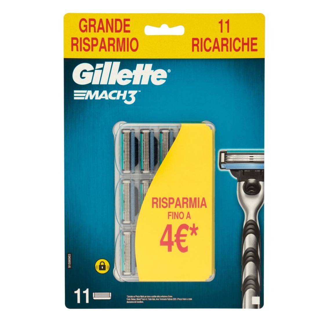 GILLETTE MACH3 RIC. 11PZ. PROMO