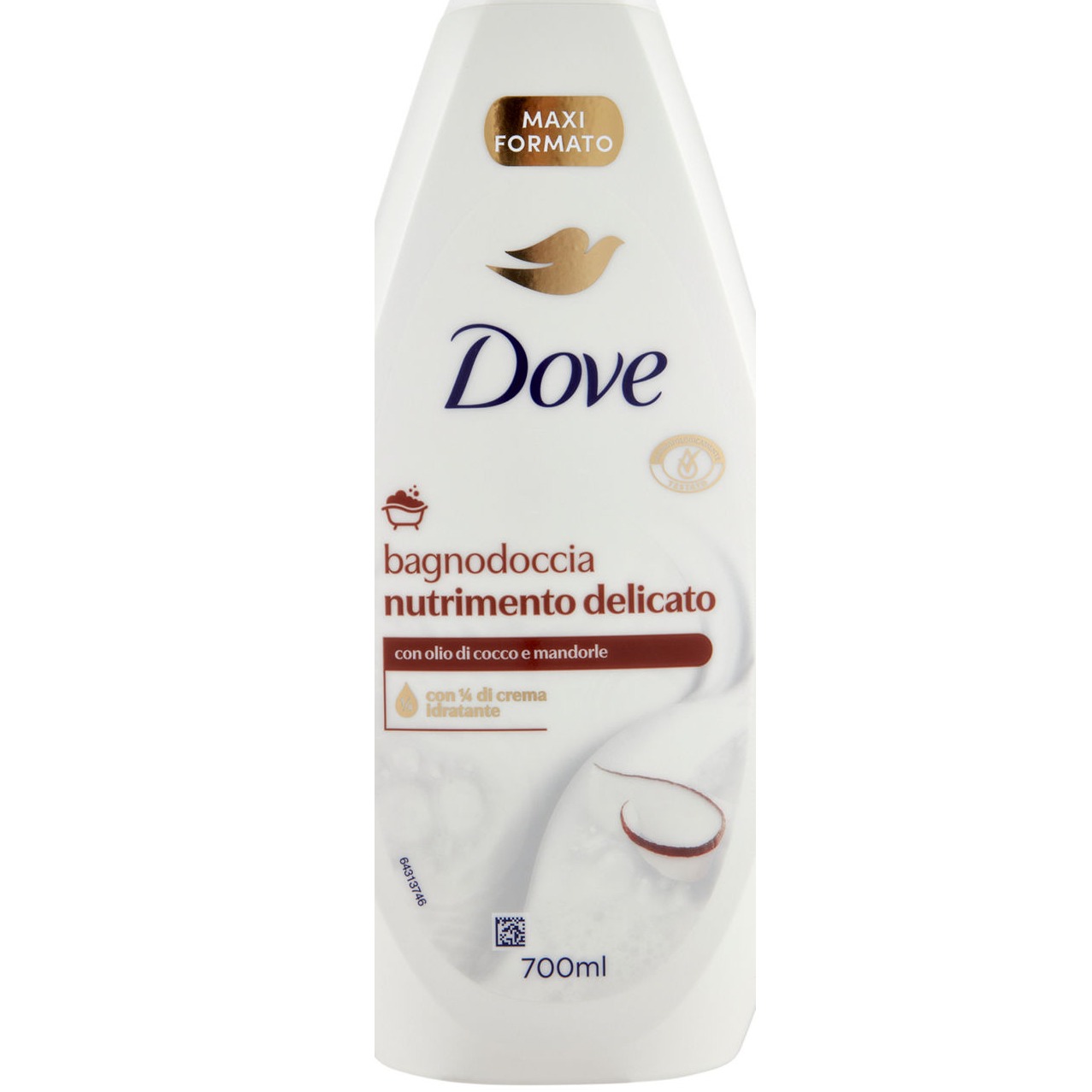 DOVE BAGNO 700ML. NUTRIMENTO DELICATO