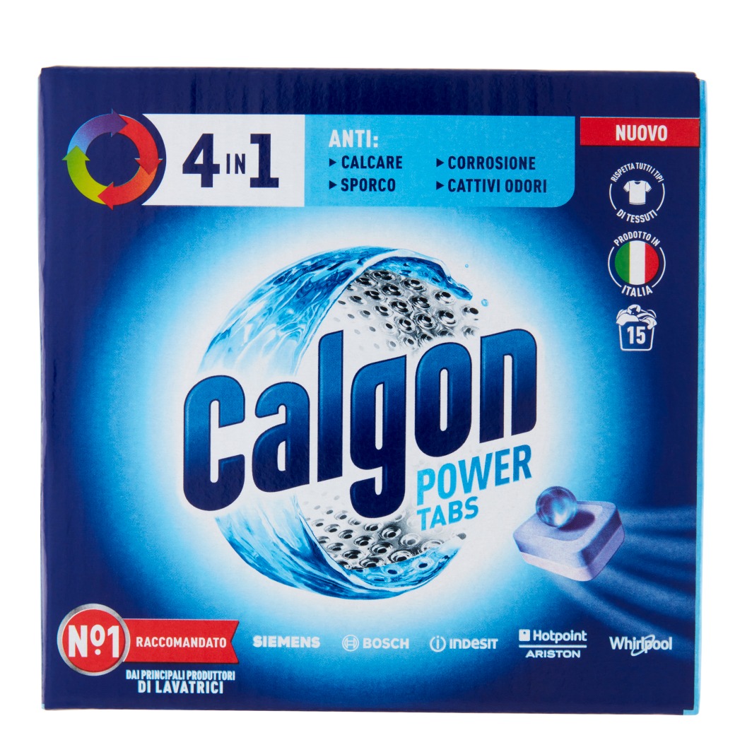 CALGON TABS 15PZ. 4IN1 ANTICALCARE