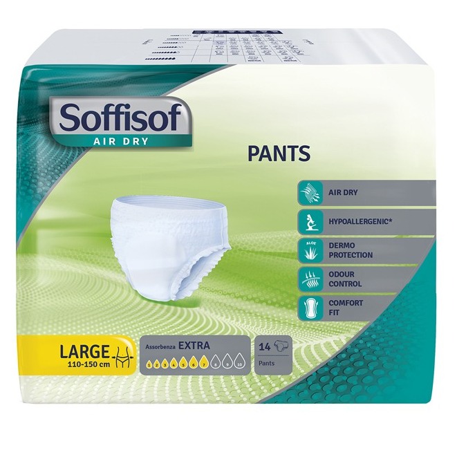 SOFFISOF PANTS AIR DRY 14PZ. LARGE