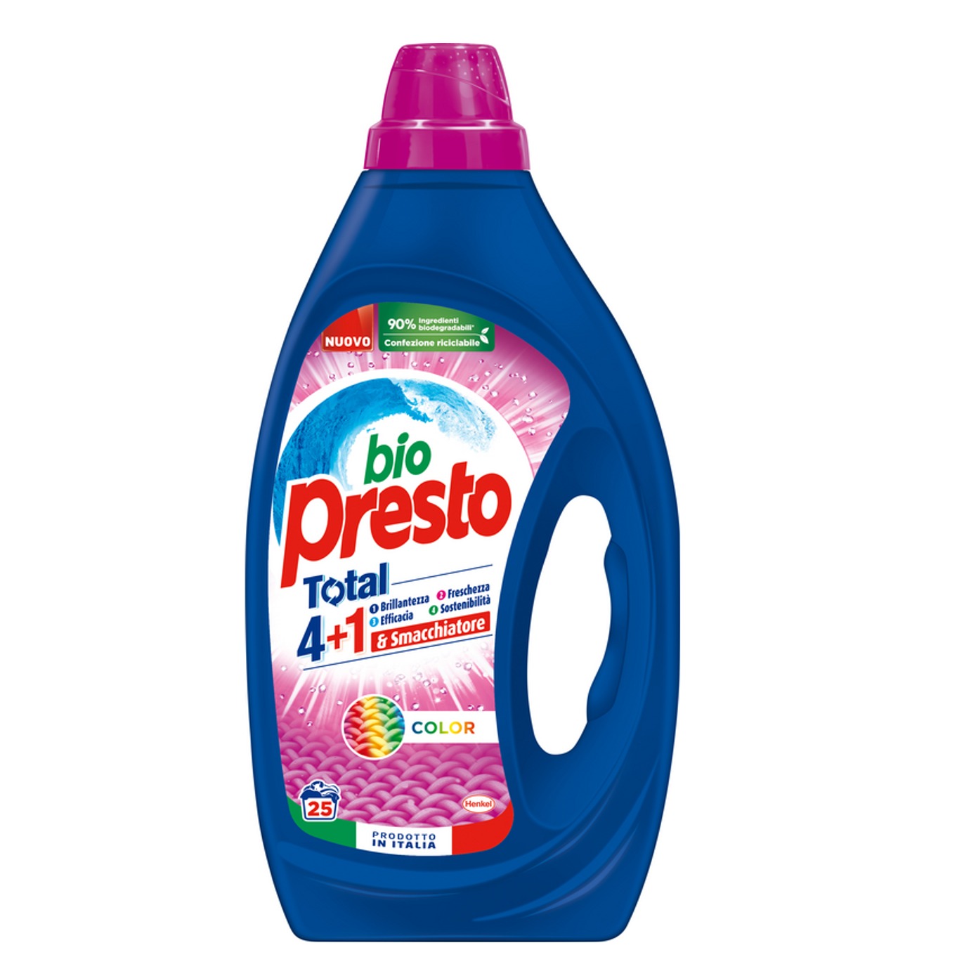 BIO PRESTO LAV.LIQ. 1125ML. 25LAV. COLOR