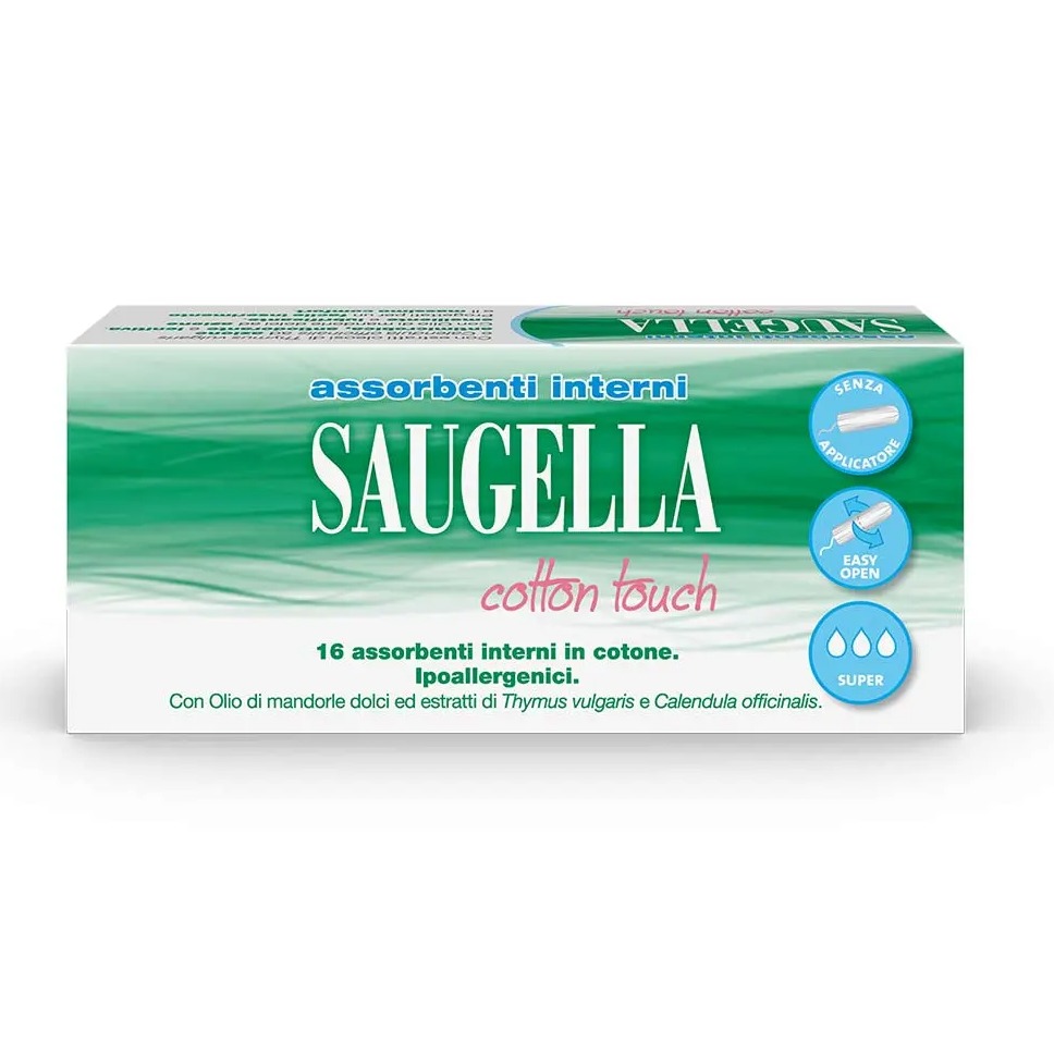 SAUGELLA ASS. INTERNI 16PZ. COTTON TOUCH SUPER PROMO