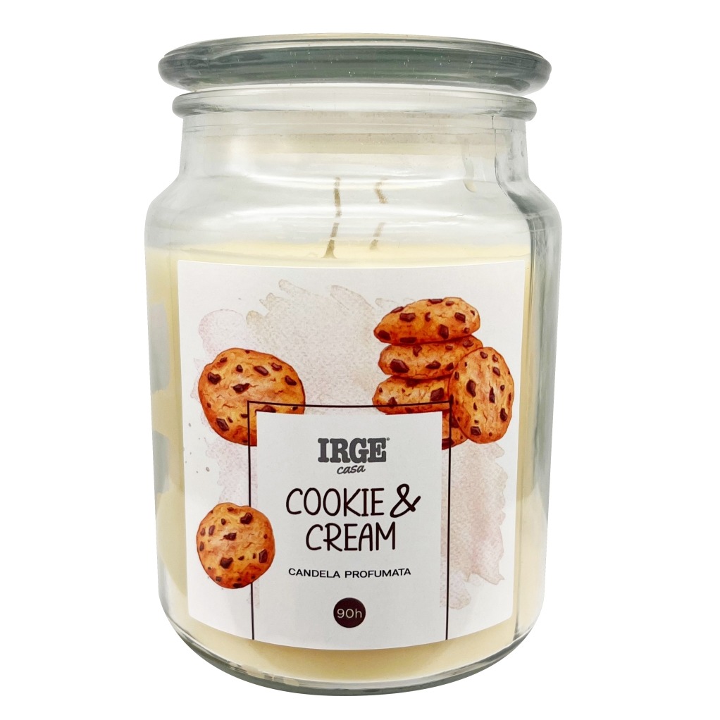 IRGE CANDELA 510GR. COOKIE & CREAM