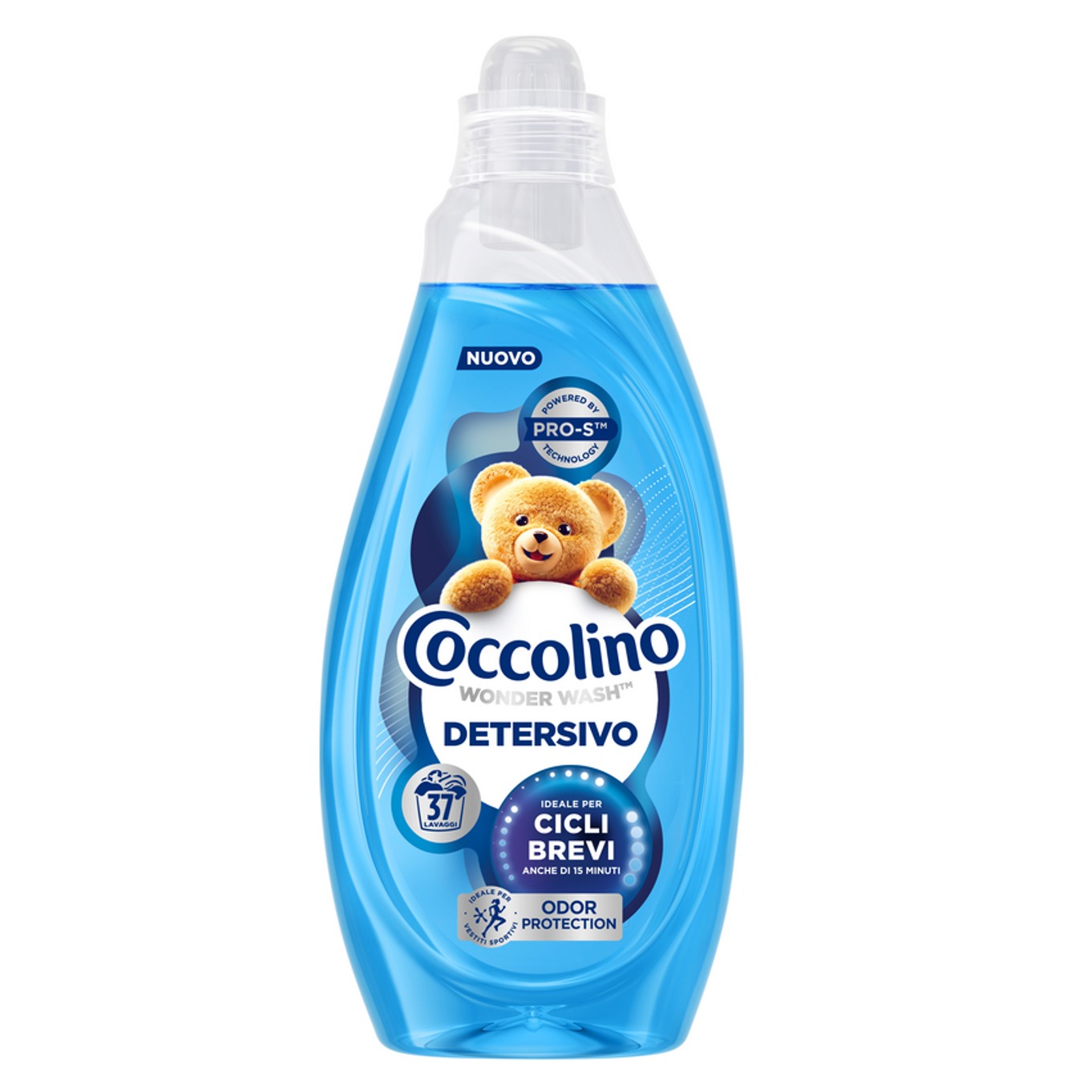 COCCOLINO LAV.LIQ. CICLI BREVI 1480ML. 37LAV. ODOR PROTECTION