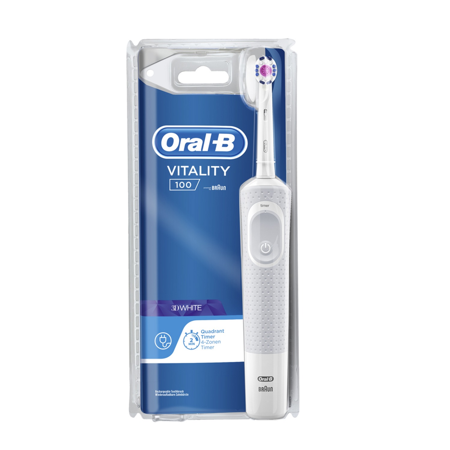 ORAL B SPAZZ. ELETTR. SPINA VITALITY 3D WHITE