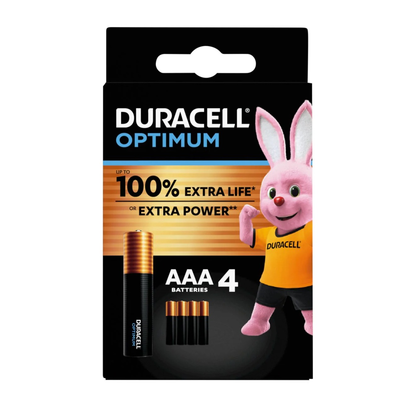 DURACELL OPTIMUM MINISTILO AAA 4PZ.