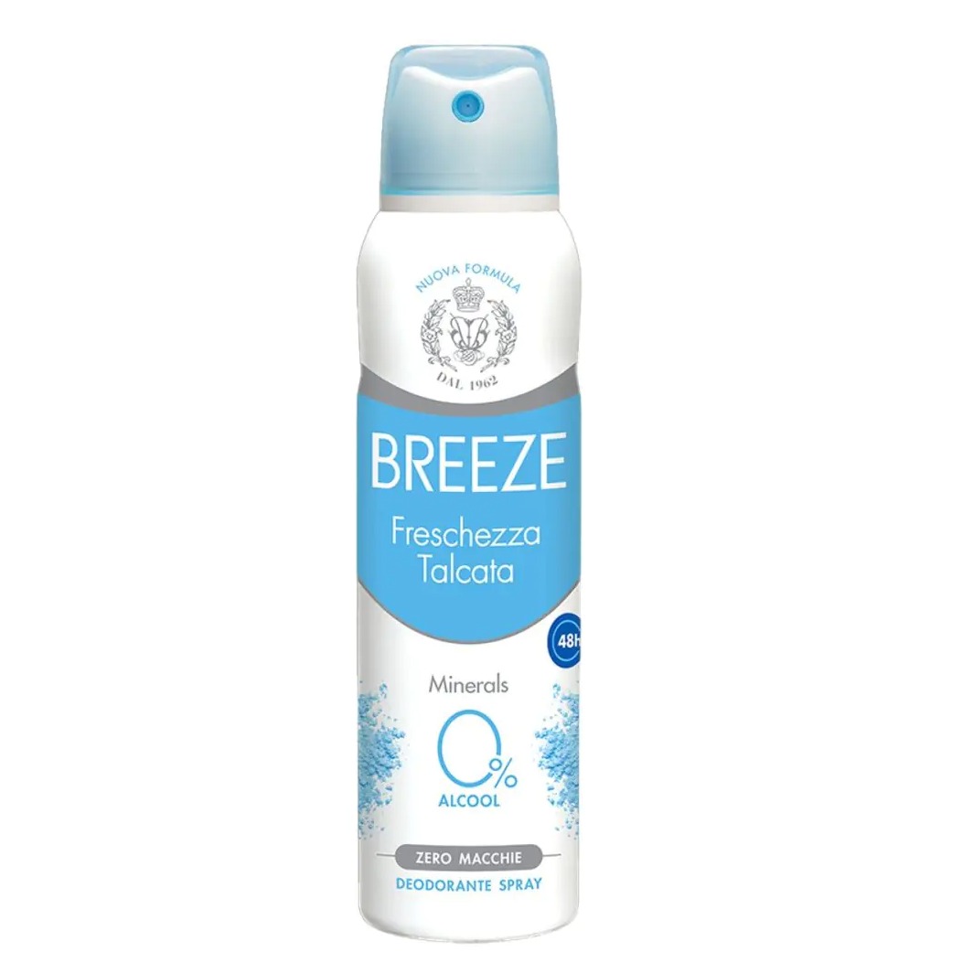 BREEZE DEO SPRAY 150ML. TALCO