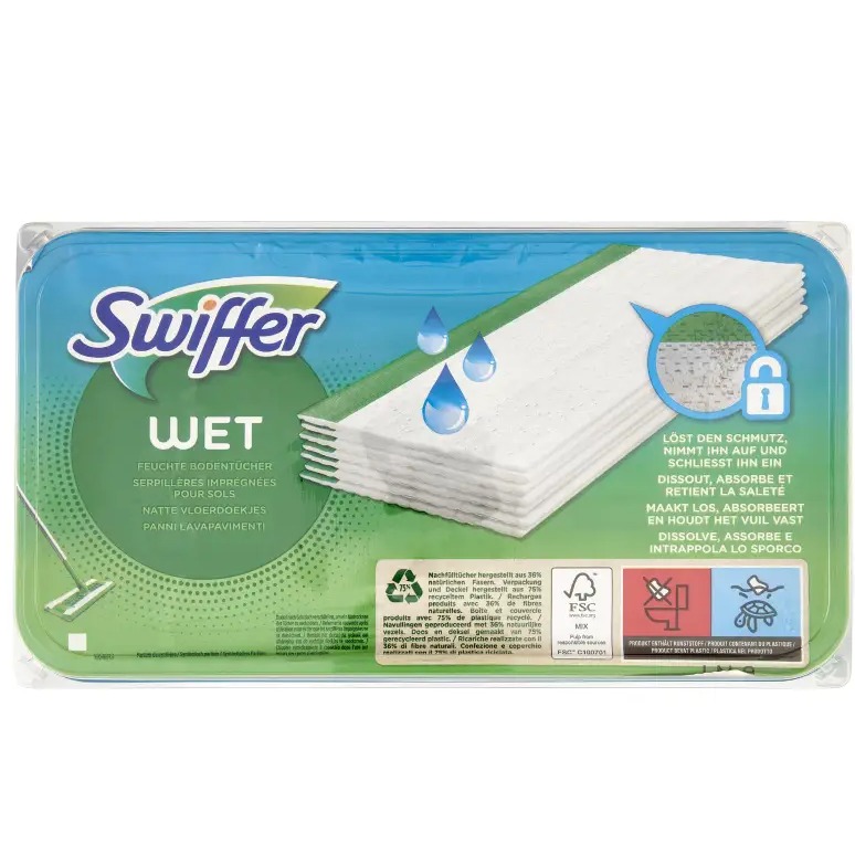 SWIFFER PANNI WET 10PZ. IGIENIZZANTI PROMO