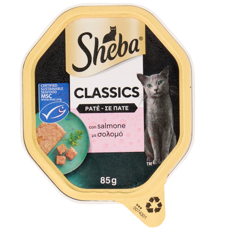 SHEBA CAT PATE 85GR. SALMONE PROMO