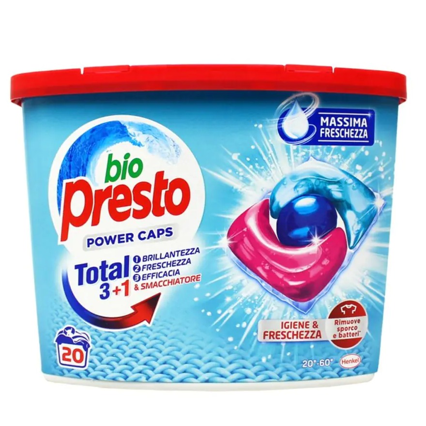 BIO PRESTO POWER CAPS 20PZ. IGIENE PROMO