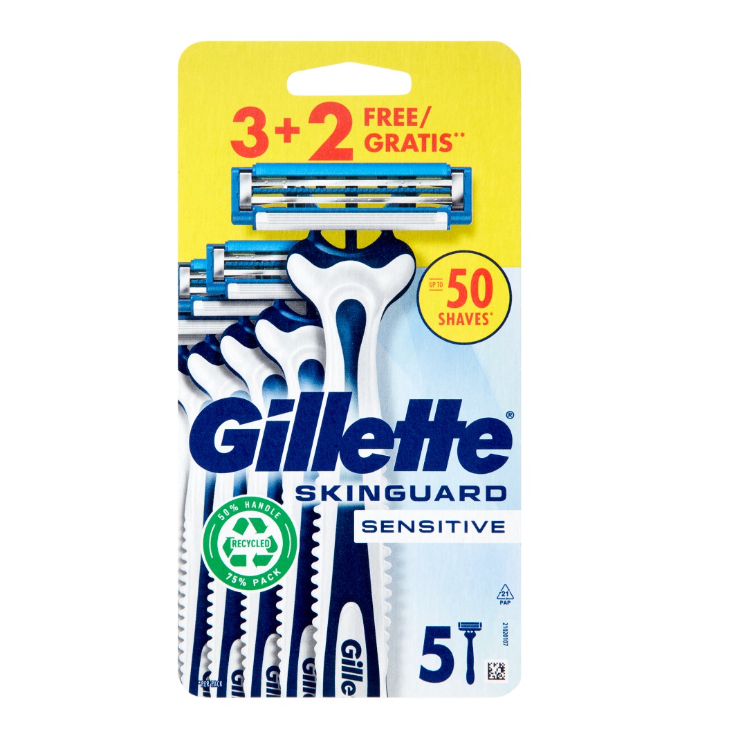 GILLETTE SKINGUARD USA E GETTA 5PZ.