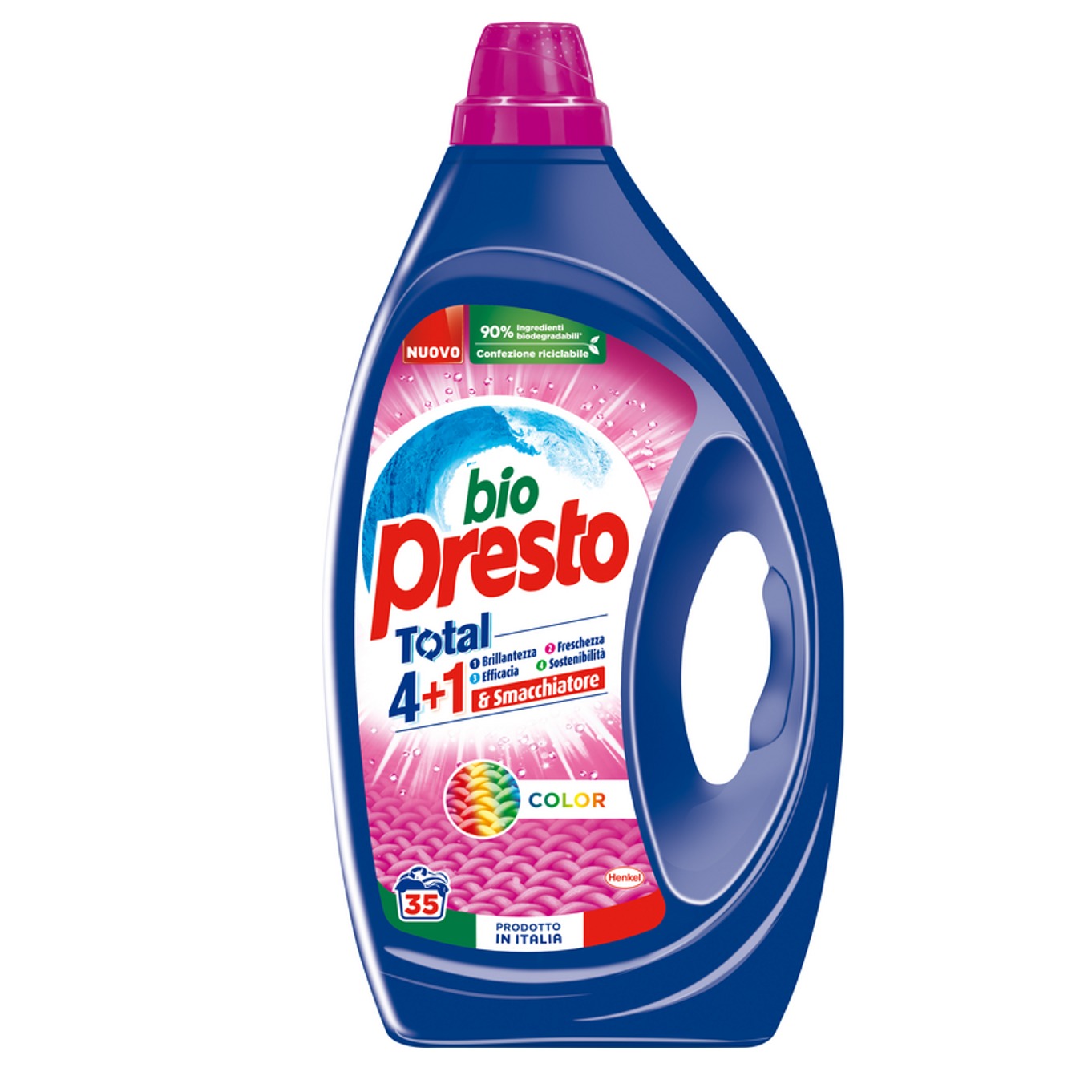 BIO PRESTO LAV.LIQ. 1575ML. 35LAV. COLOR