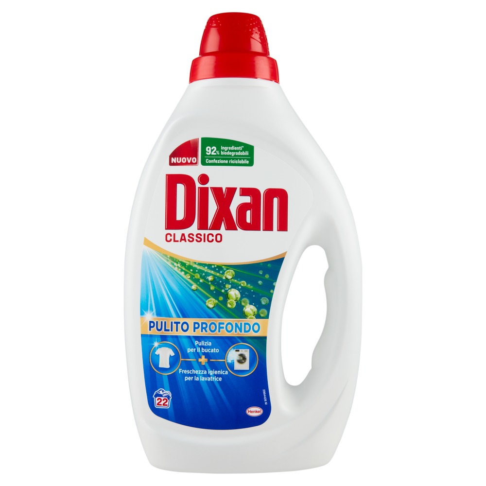 DIXAN LAV.LIQ. 990ML. 22LAV. CLASSICO