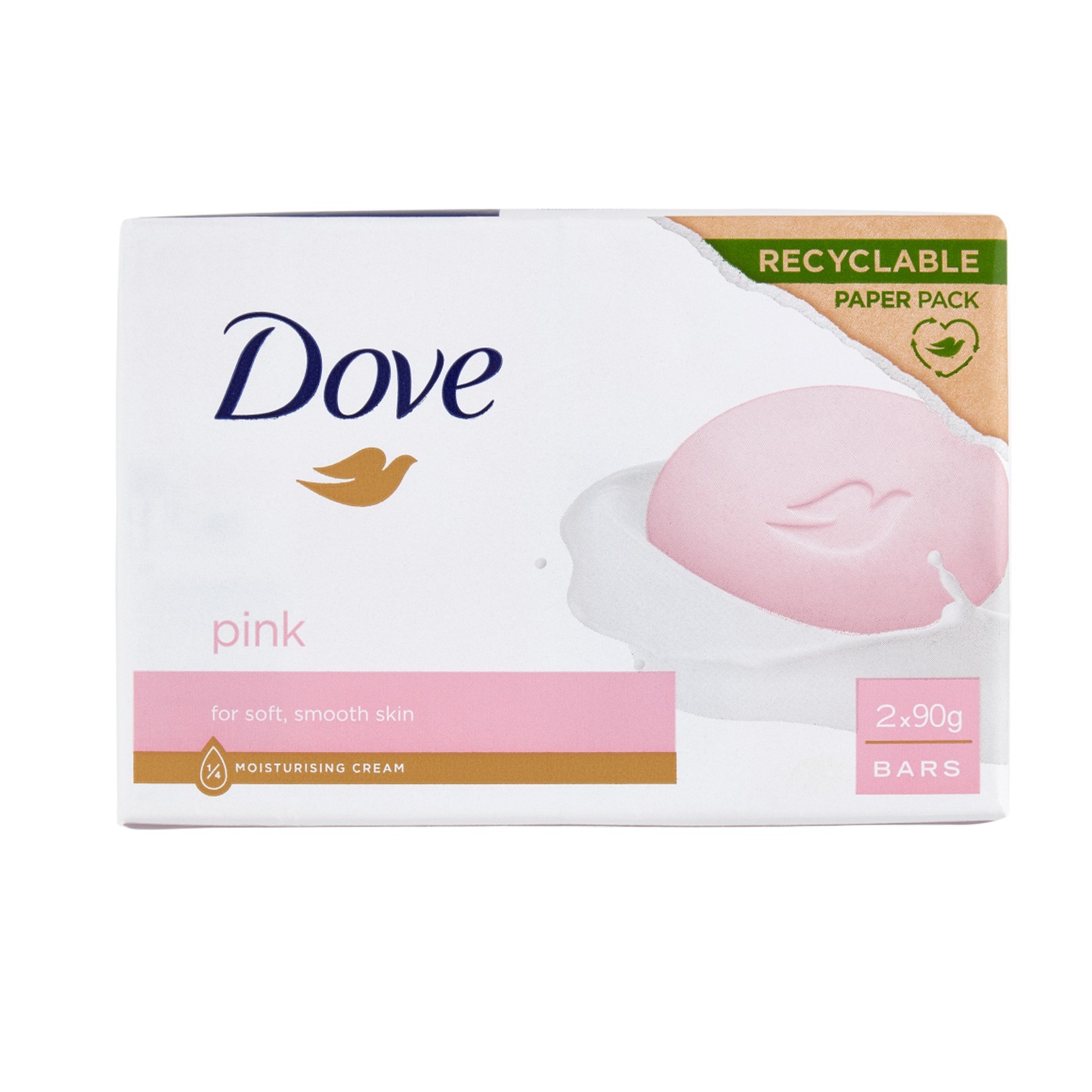 DOVE SAPONETTA 90GR 2PZ. PINK