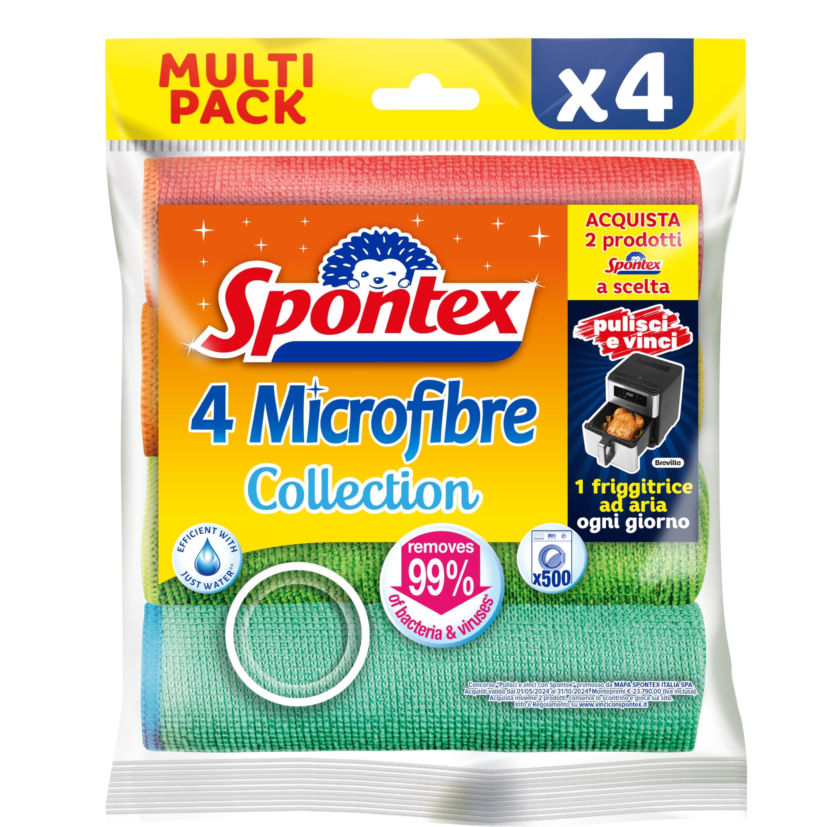 SPONTEX MICROFIBRA X4