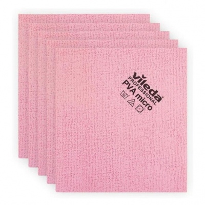 VILEDA PANNO PVA 38X35 5PZ. ROSA