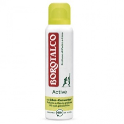 BOROTALCO DEO SPRAY 150ML. ACTIVE GIALLO