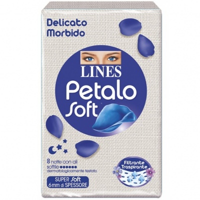 LINES PETALO SOFT 12PZ. NOTTE