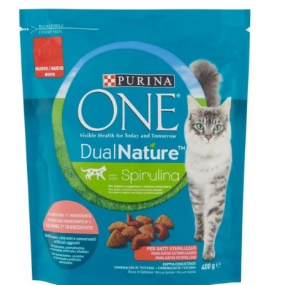 PURINA ONE DUALNATURE 400GR. STER.SAL