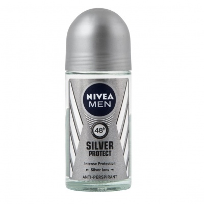 NIVEA DEO ROLL ON 50ML. MEN SILVER PROTECT