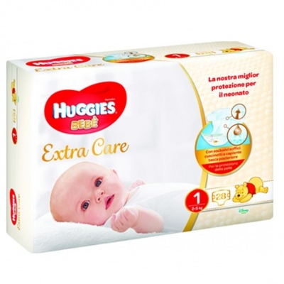 HUGGIES PANN. BEBE 1MIS. 28PZ.