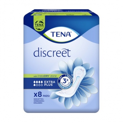 TENA LADY 8PZ. DISCREET EXTRA PLUS