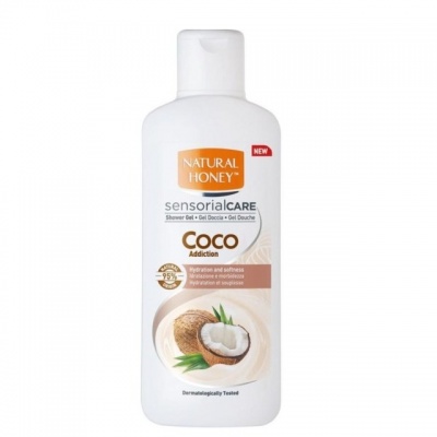 NATURAL HONEY SHOWER GEL 650ML. COCCO 650ML