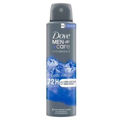 DOVE DEO SPRAY 150ML. MEN CARE ADVANCED COOL FRESH PROMO