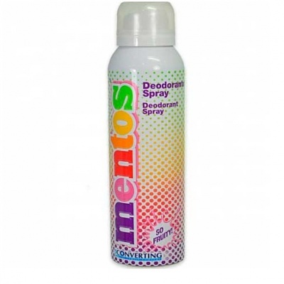 MENTOS DEO SPRAY 150ML. SO FRUITY PROMO