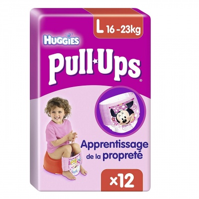 HUGGIES PANN. PULL UPS GIRL TG. L 12PZ.