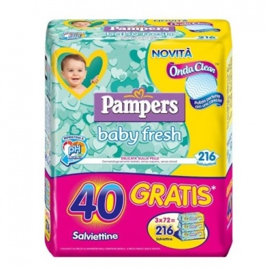 PAMPERS SALV. BABY FRESH 70PZ. X3