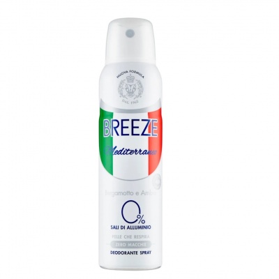 BREEZE DEO SPRAY 150ML. MEDITERRANEO