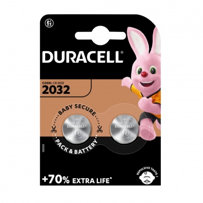 DURACELL PILE 2032 LITIO MANGANESE 3V X 2 PZ