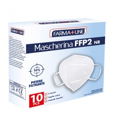 IRGE AAI MASCHERINA FFP2 FARMALINE BIANCABOX 10PZ