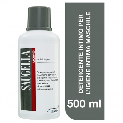 SAUGELLA DET. INTIMO 500ML. UOMO