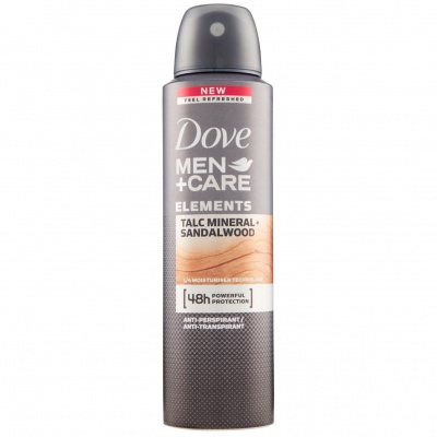 DOVE DEO SPRAY 150ML. MEN CARE TALCO PROMO