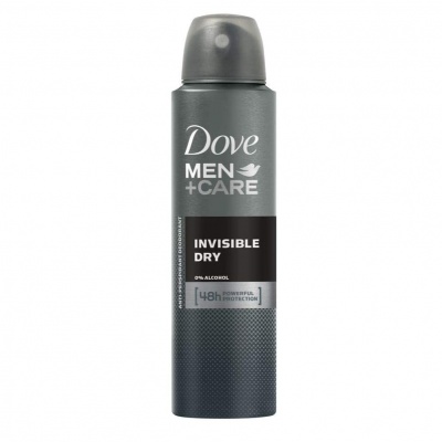 DOVE DEO SPRAY 150ML. MEN CARE INVISIBLE DRY PROMO